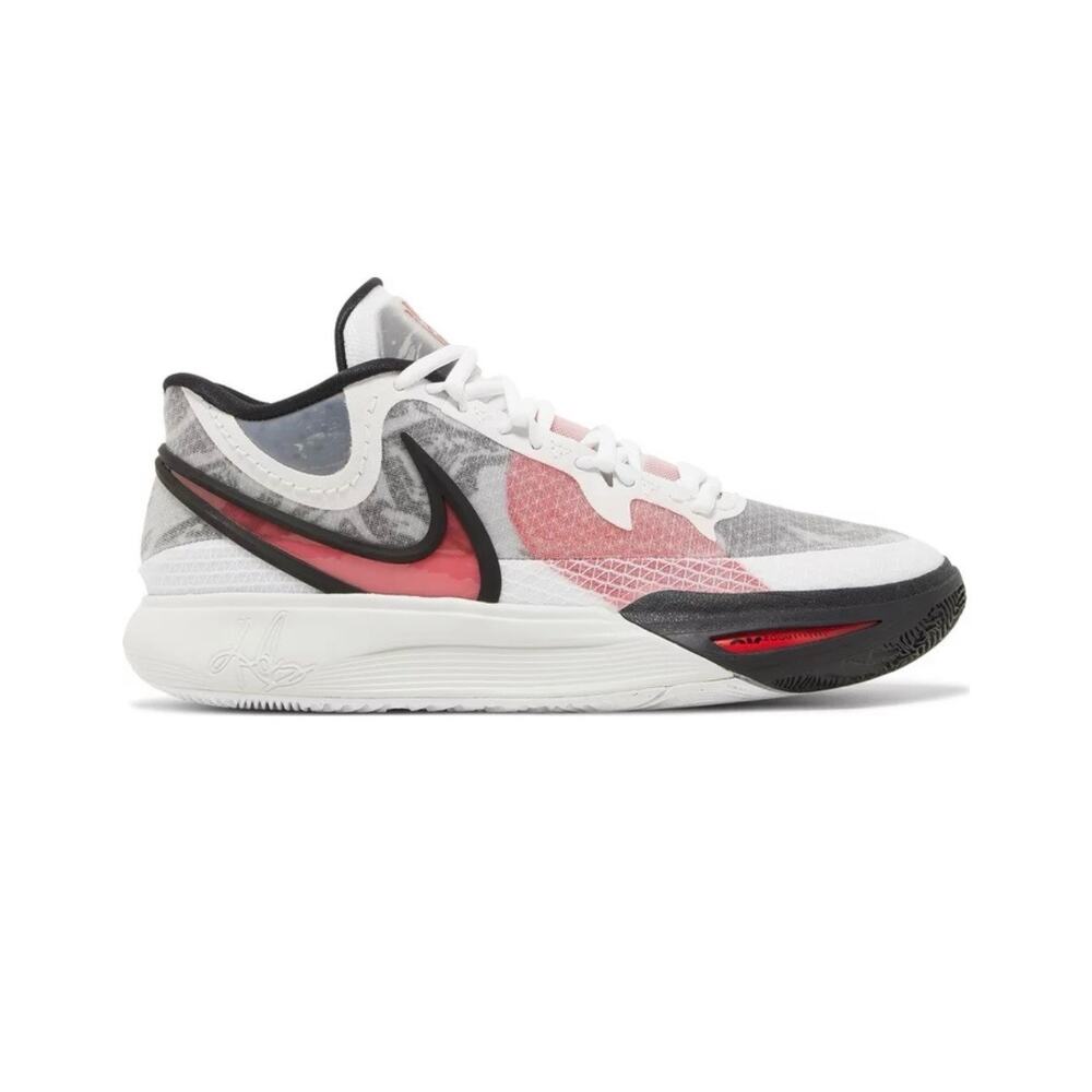 Nike Air‎ Zoom Kyrie 8 White University Red Black Sneakers Men's 13